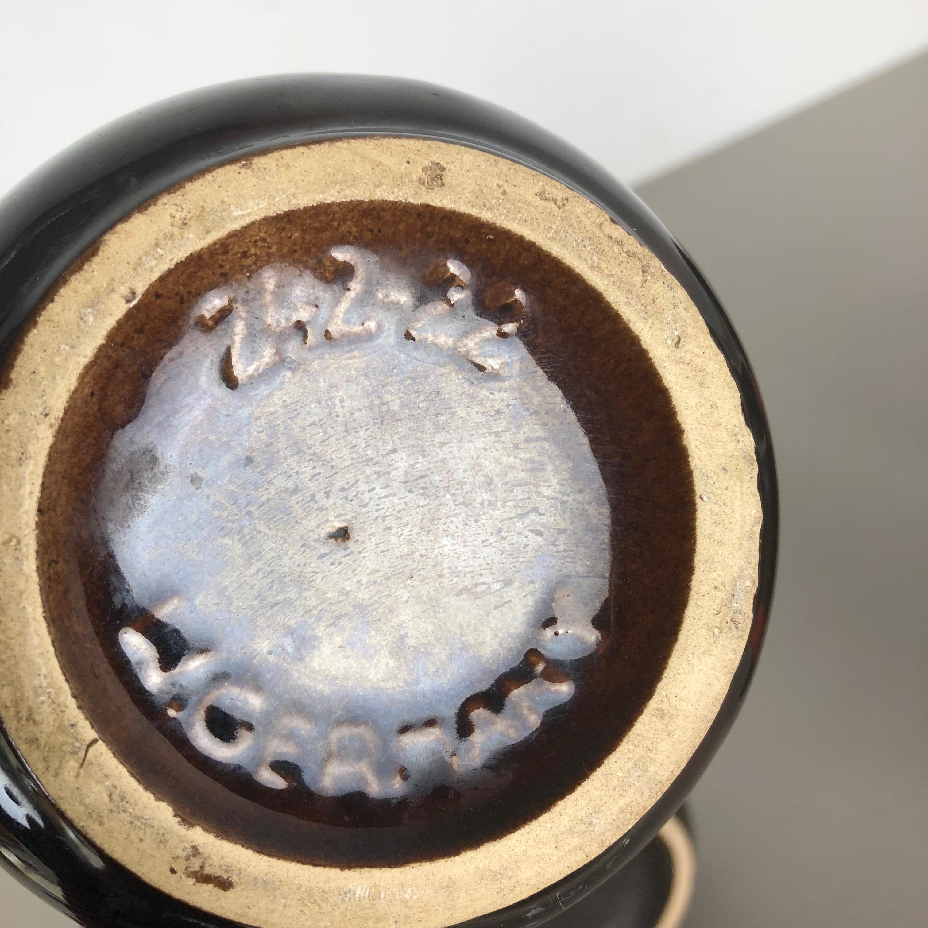 Set di quattro vasi d'epoca in ceramica Fat Lava 