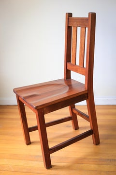 Set of Four Vintage South African Railways Desk Chairs