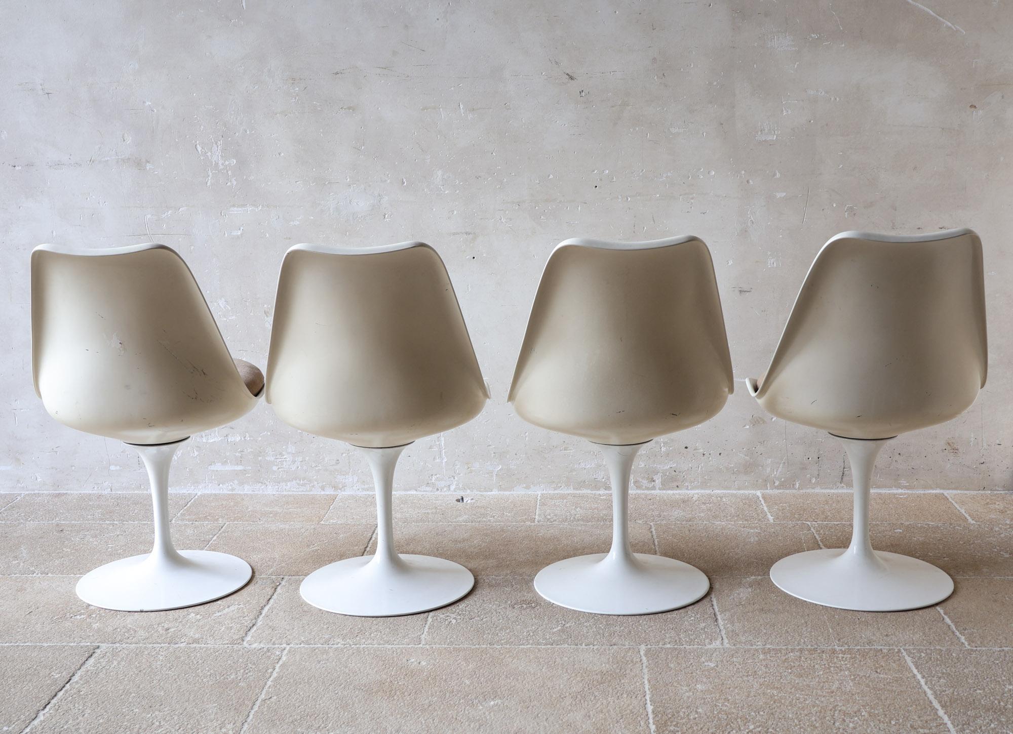 Set di quattro sedie Tulip vintage - Eero Saarinen per Knoll In condizioni buone in vendita a Baambrugge, NL