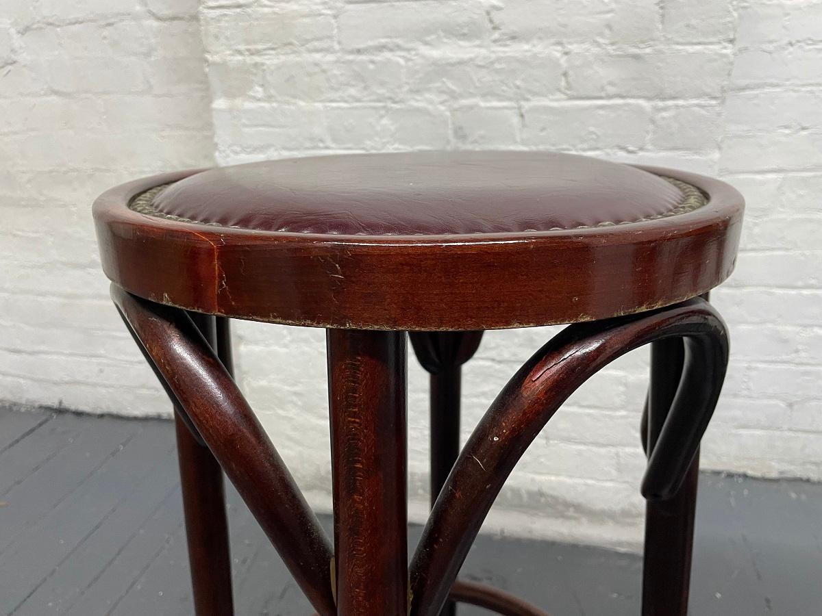 bent wood stool