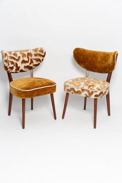 Set of Four Vintola Studio Dining Chairs, Casamance DEMOISELLE and NIMBUS Fabric