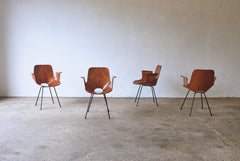 Set of Four Vittorio Nobili for Fratelli Tagliabue Medea Chairs, Italy, 1950s