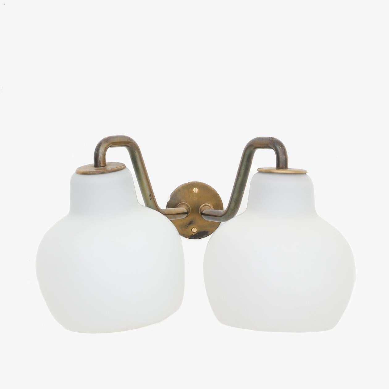 Set of Four Wall Lamps by Vilhelm Lauritzen For Sale 1