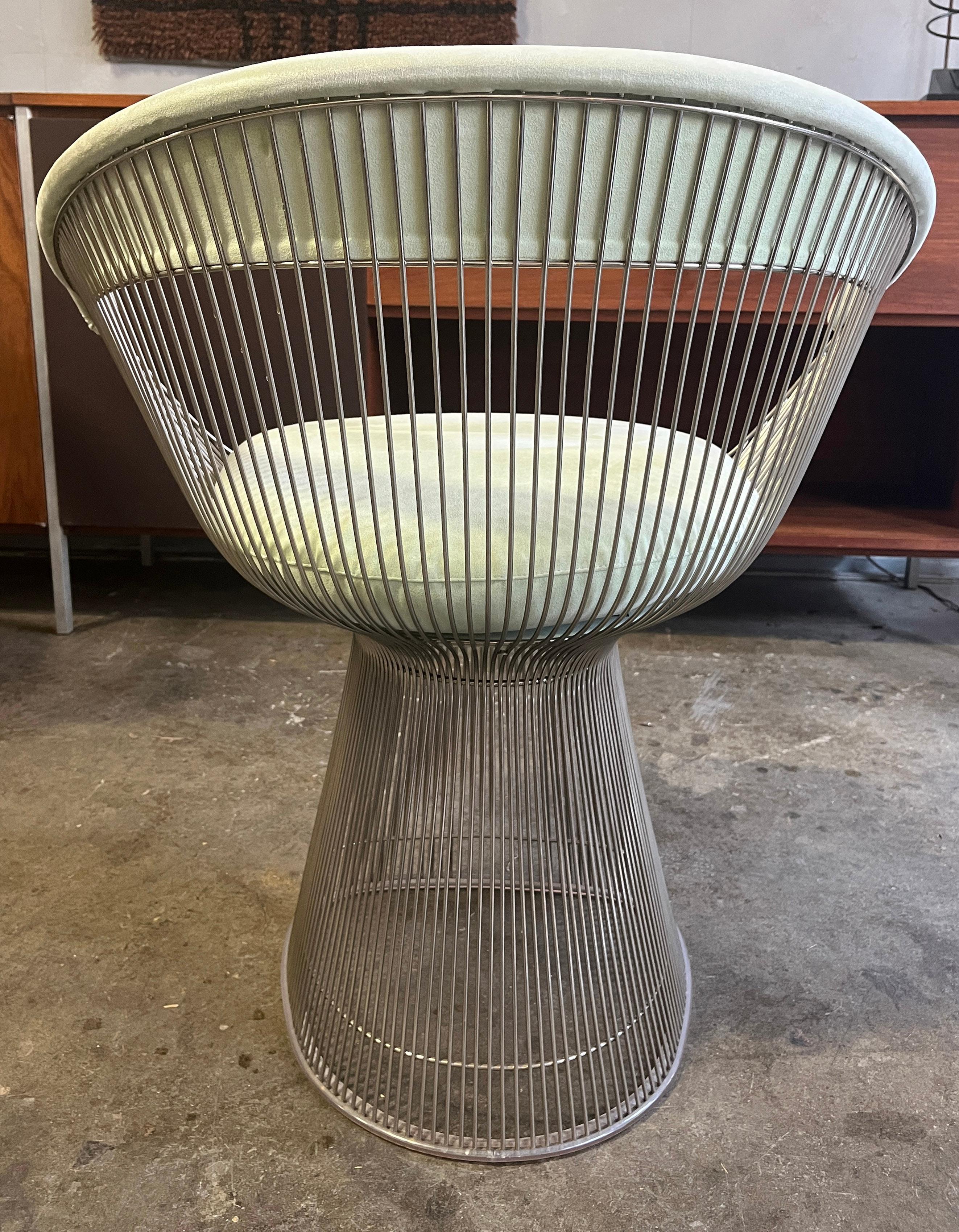Set of Four Warren Platner Chairs for Knoll 4