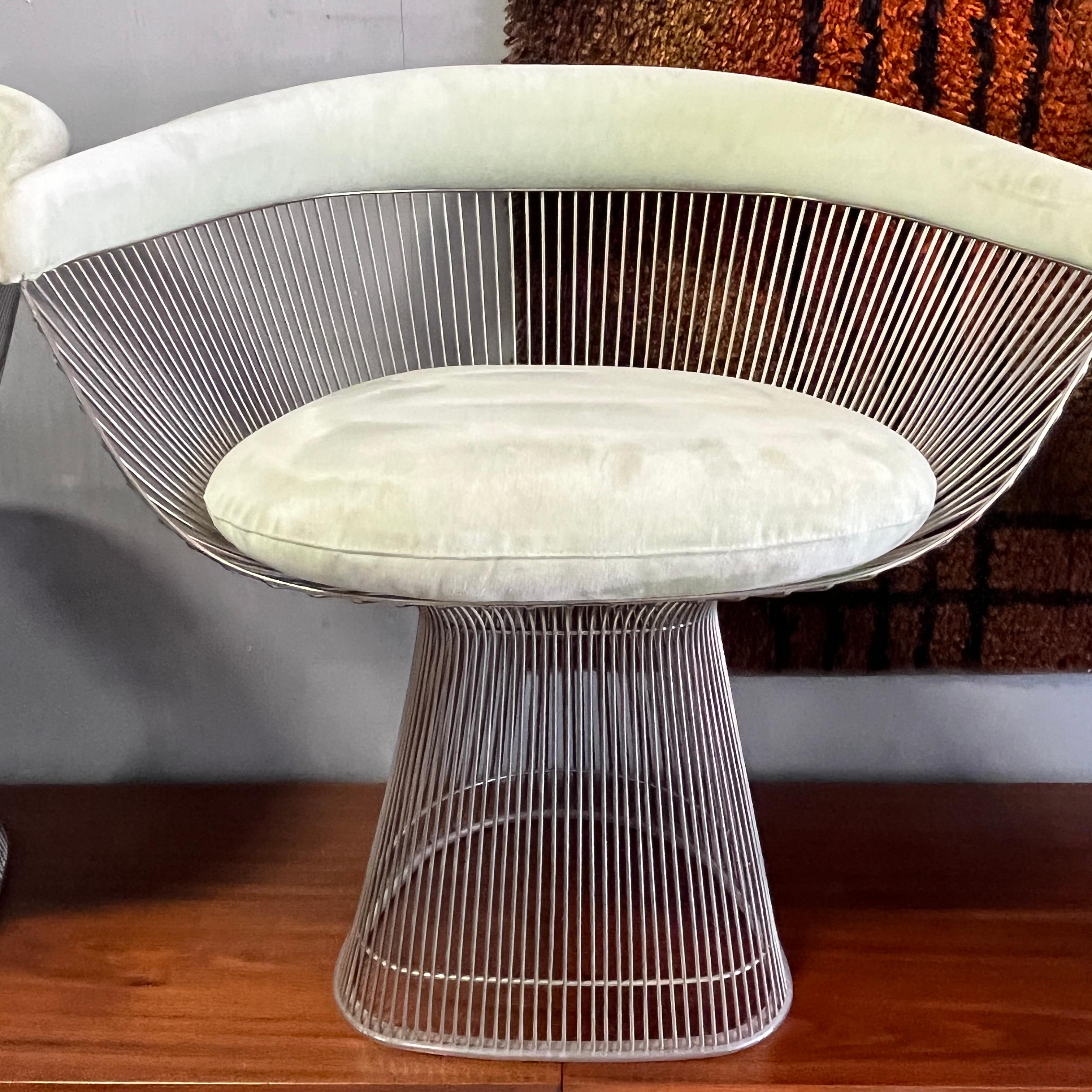 Set of Four Warren Platner Chairs for Knoll 8