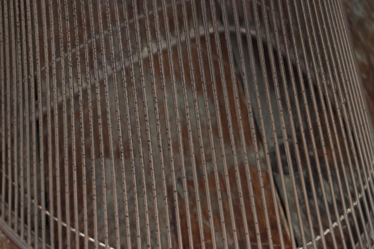 Acciaio Set di quattro poltrone da pranzo Warren Platner per Knoll, anni '60 in vendita