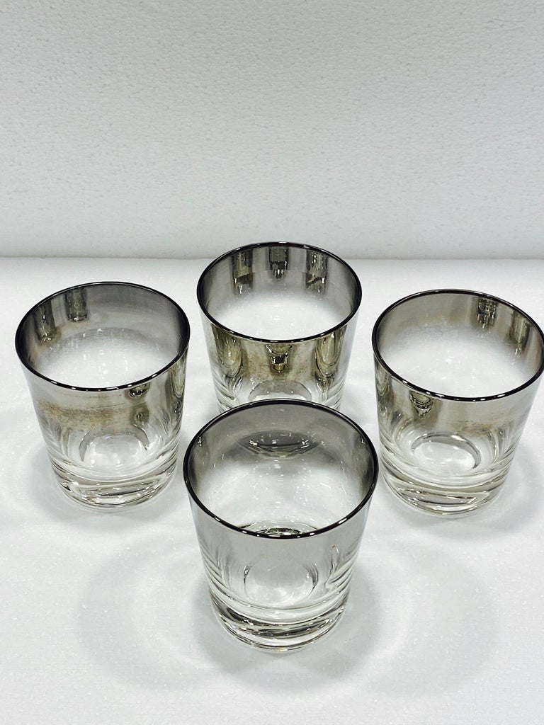 1960s Silver Overlay Highball Glasses- Set of 12 – The Distillery