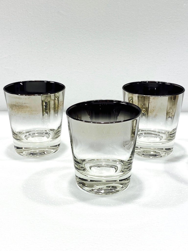 1960s Silver Overlay Highball Glasses- Set of 12 – The Distillery
