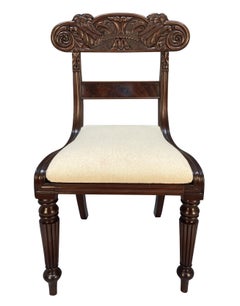 Set Of Four William IV Anglo-Indian Dining Chairs