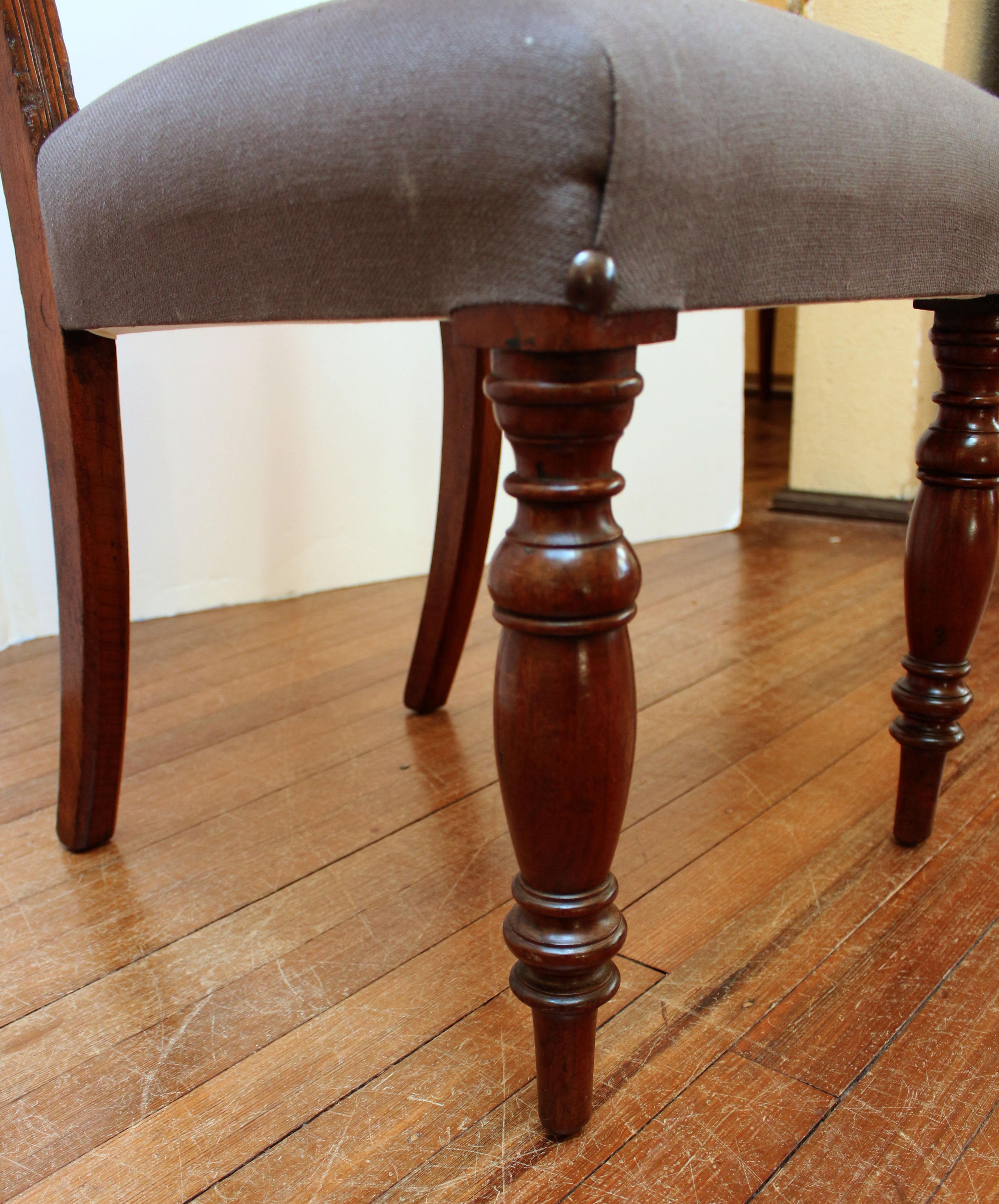 Set of Four William IV Dining Chairs In Good Condition For Sale In Chapel Hill, NC