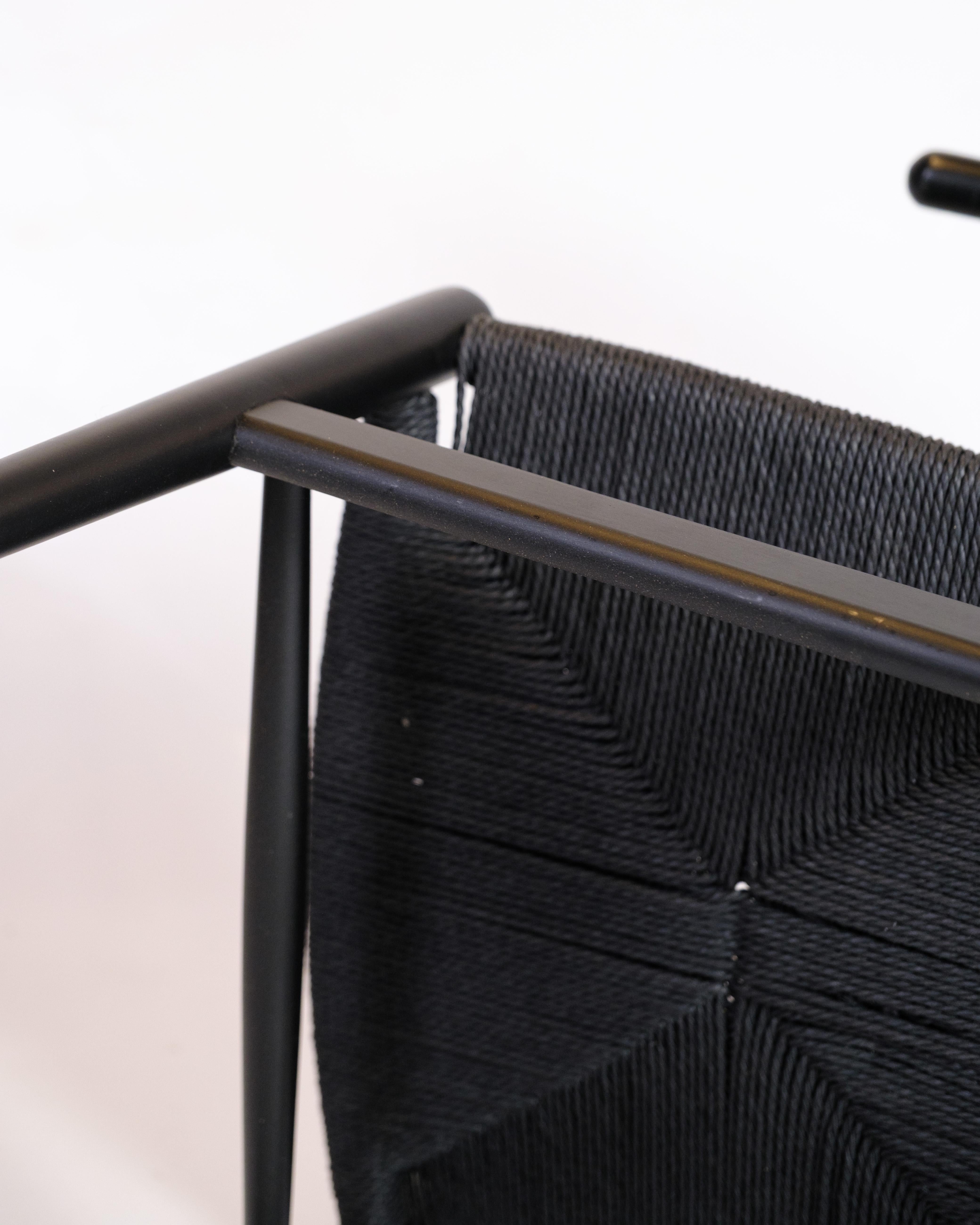 Set di quattro sedie Wishbone modello CH24 in nero di Hans J. Wegner in vendita 6