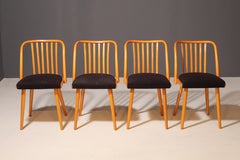 Set of Four Wooden Chairs  Antonín Šuman, 20th Century