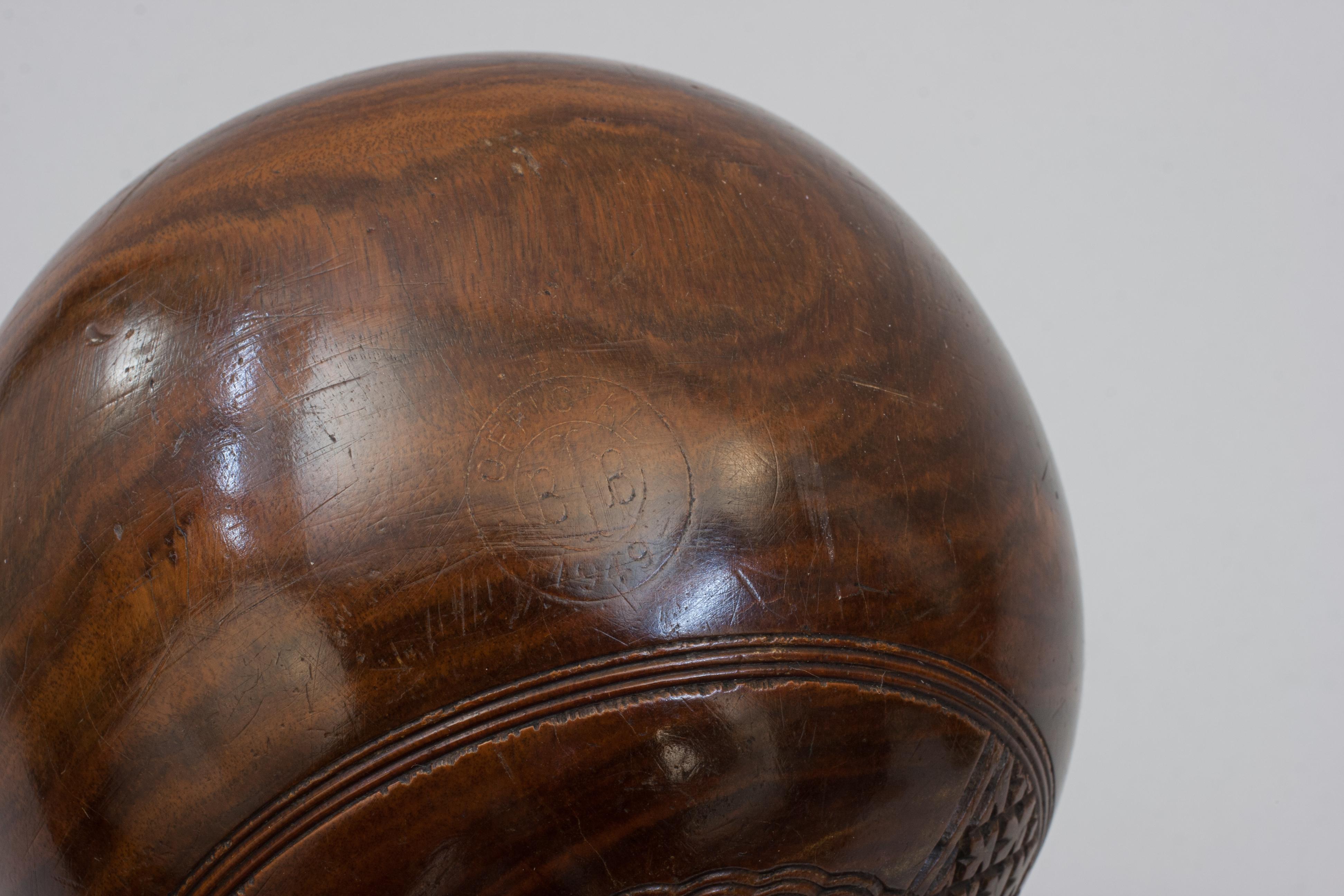 Set Of Four Woods, Lawn Bowls 3