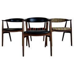 Set of fours chairs, T.H Harlev for Farstrup Møbelfabrik, Denmark 1960s