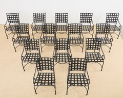 Conjunto de catorce sillones florentinos Richard Frinier para Brown Jordan