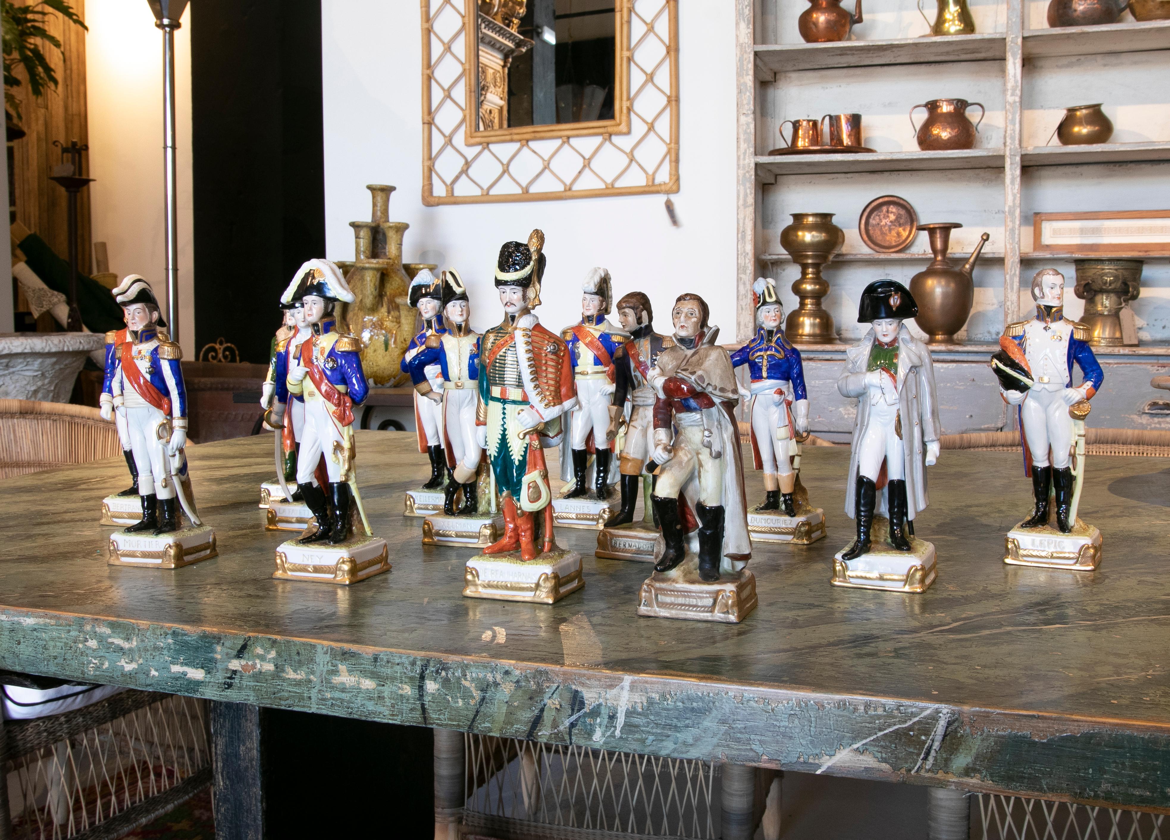 Spanish Set of Fourteen Ceramic Pieces