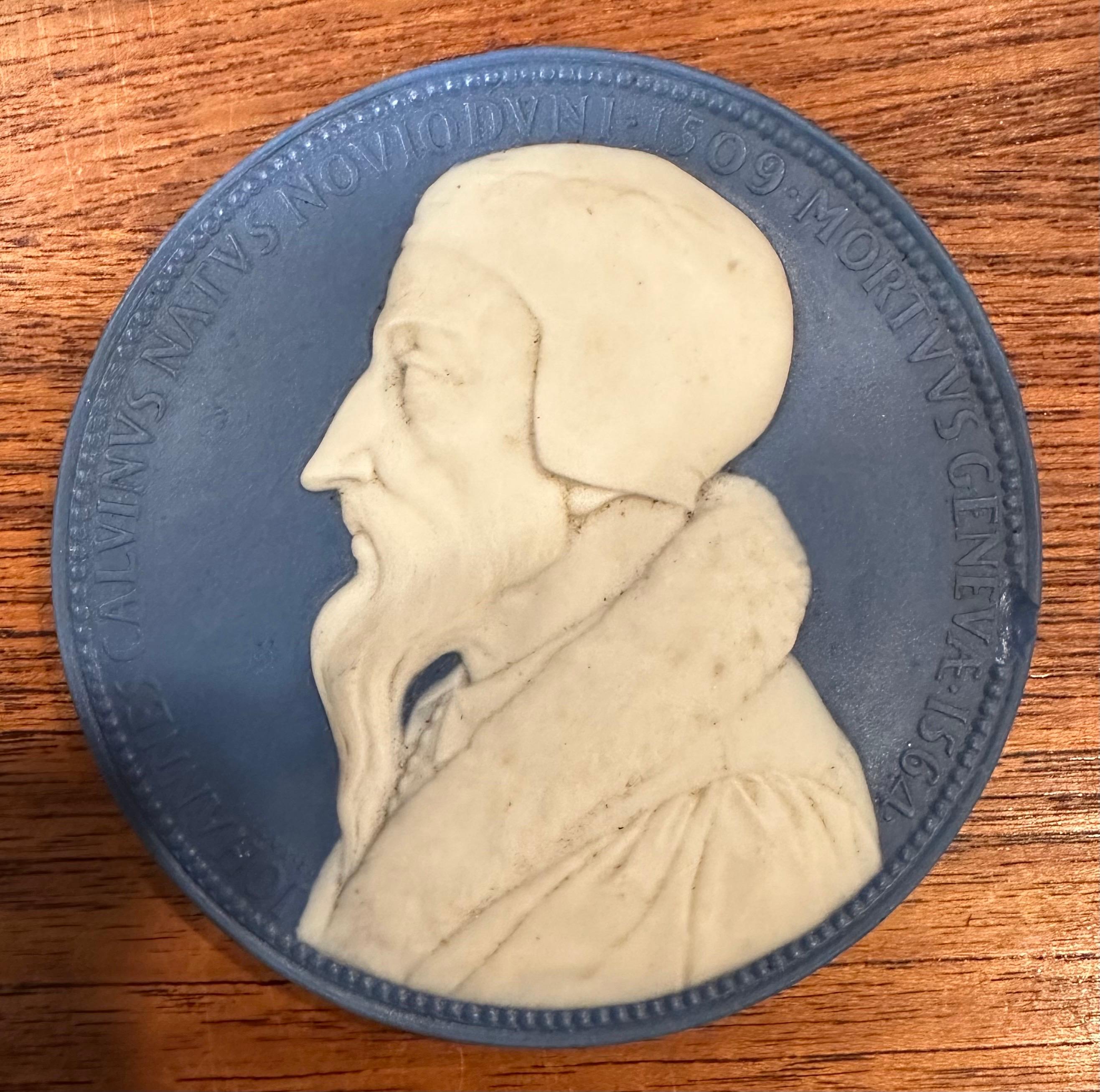 20th Century Set of Fourteen Jasperware Cameo Medallions by Wedgwood For Sale