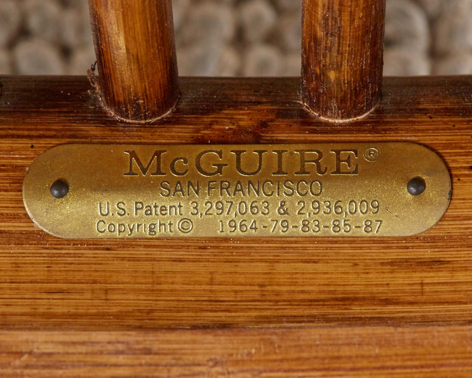 Set of Fourteen McGuire Fortuny Dining Chairs 11