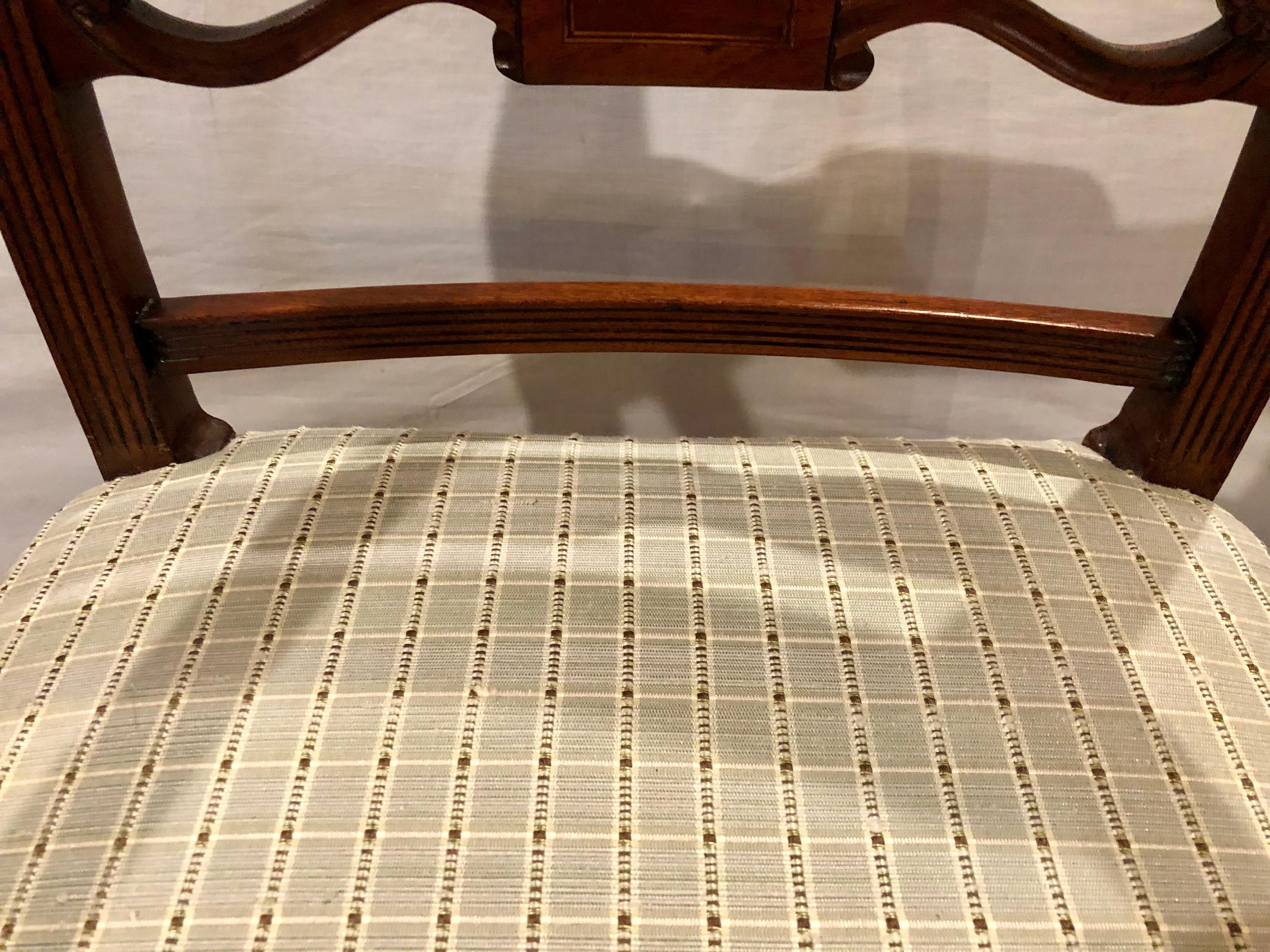 Set of Fourteen Period Sheridan Dining Chairs 4