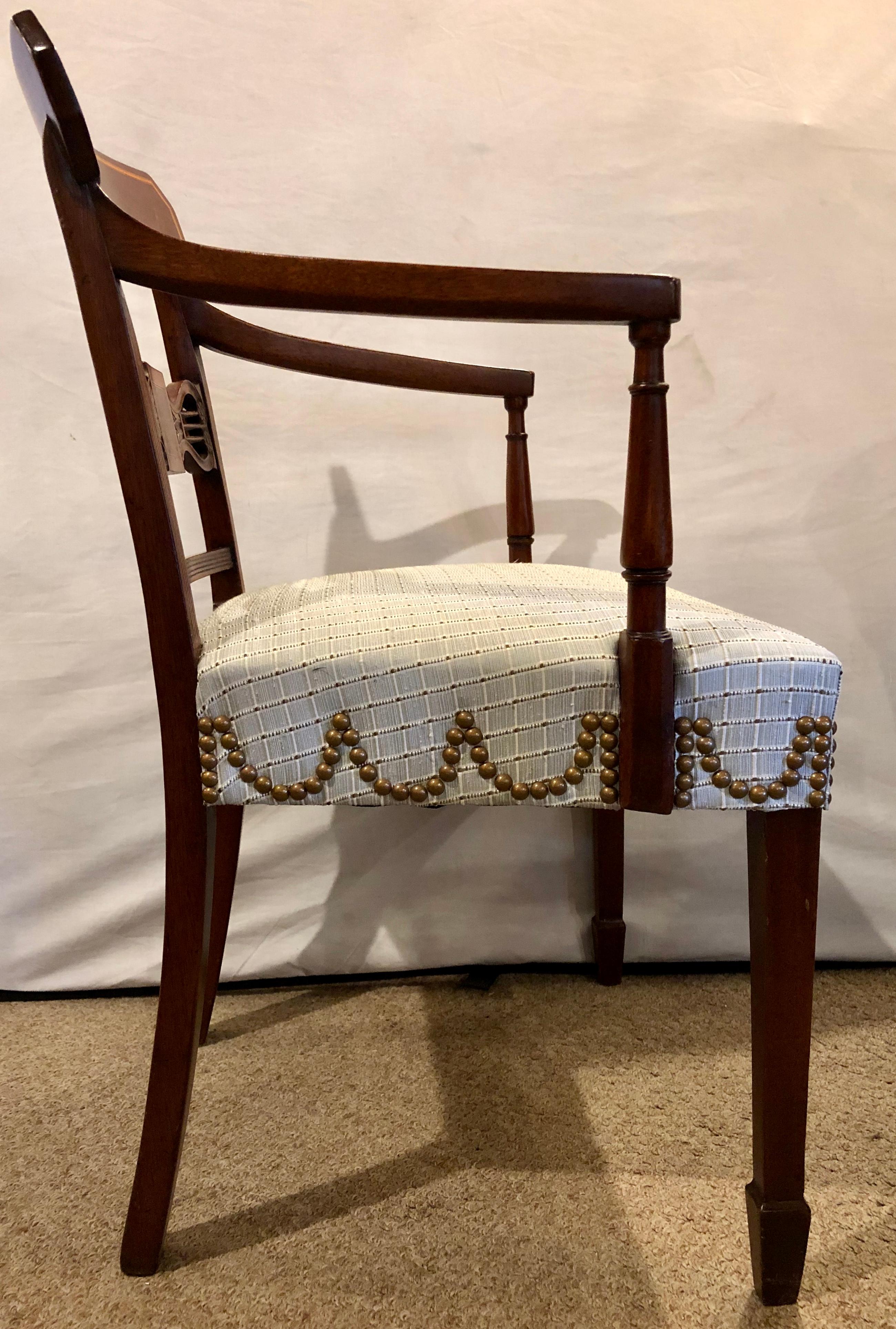 20th Century Set of Fourteen Period Sheridan Dining Chairs
