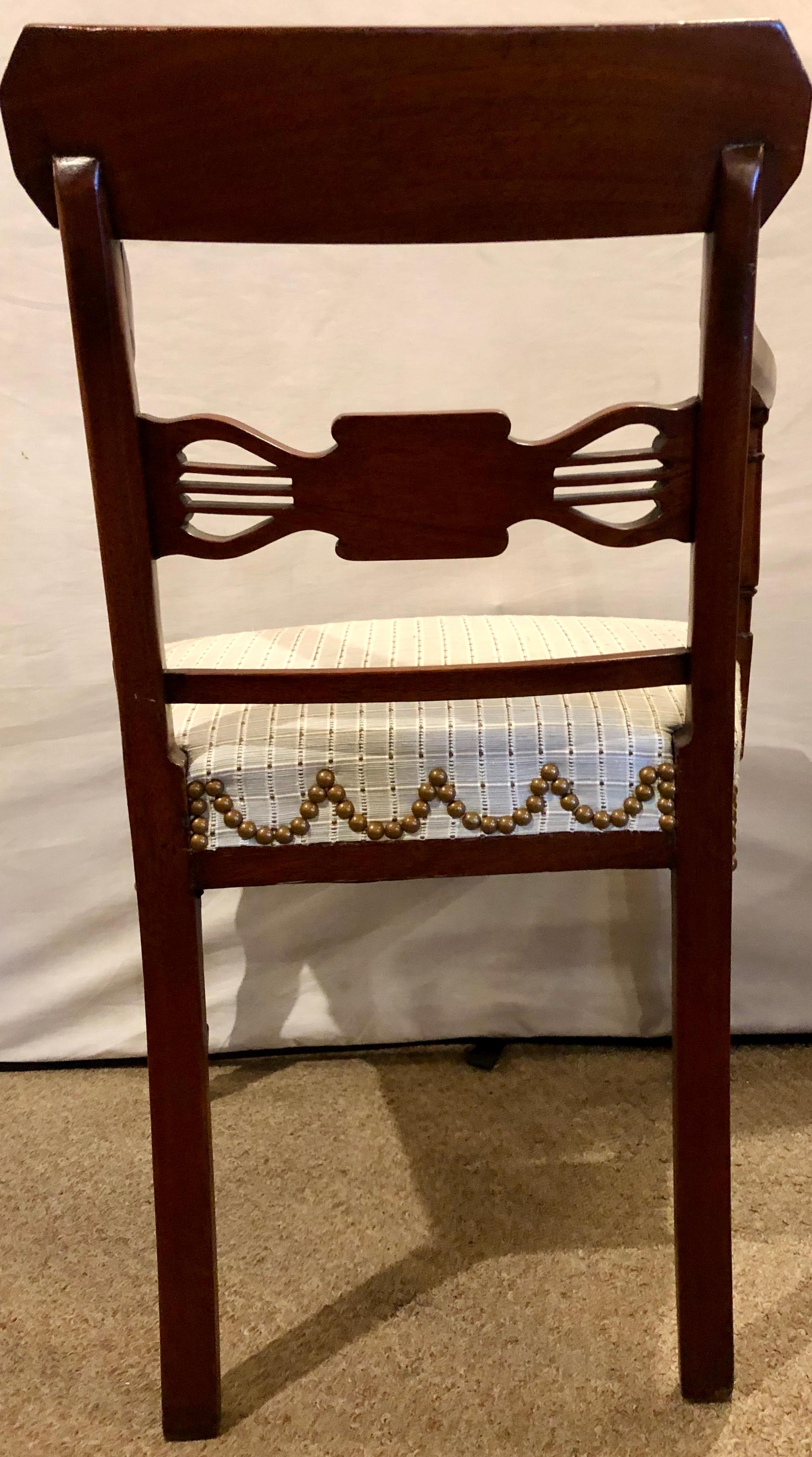 Set of Fourteen Period Sheridan Dining Chairs 2