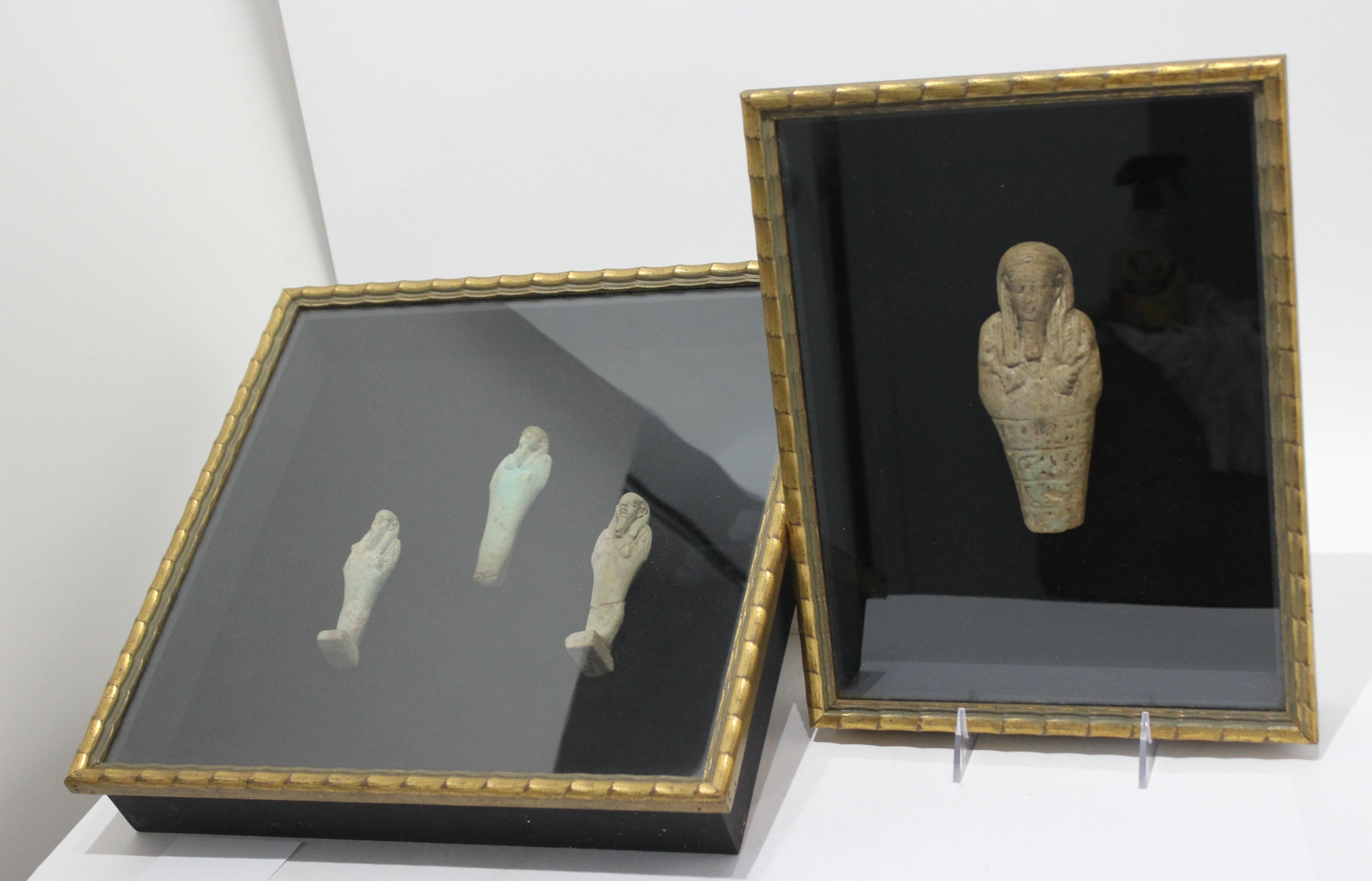 Set of Framed Egyptian Ushabti Figures 4