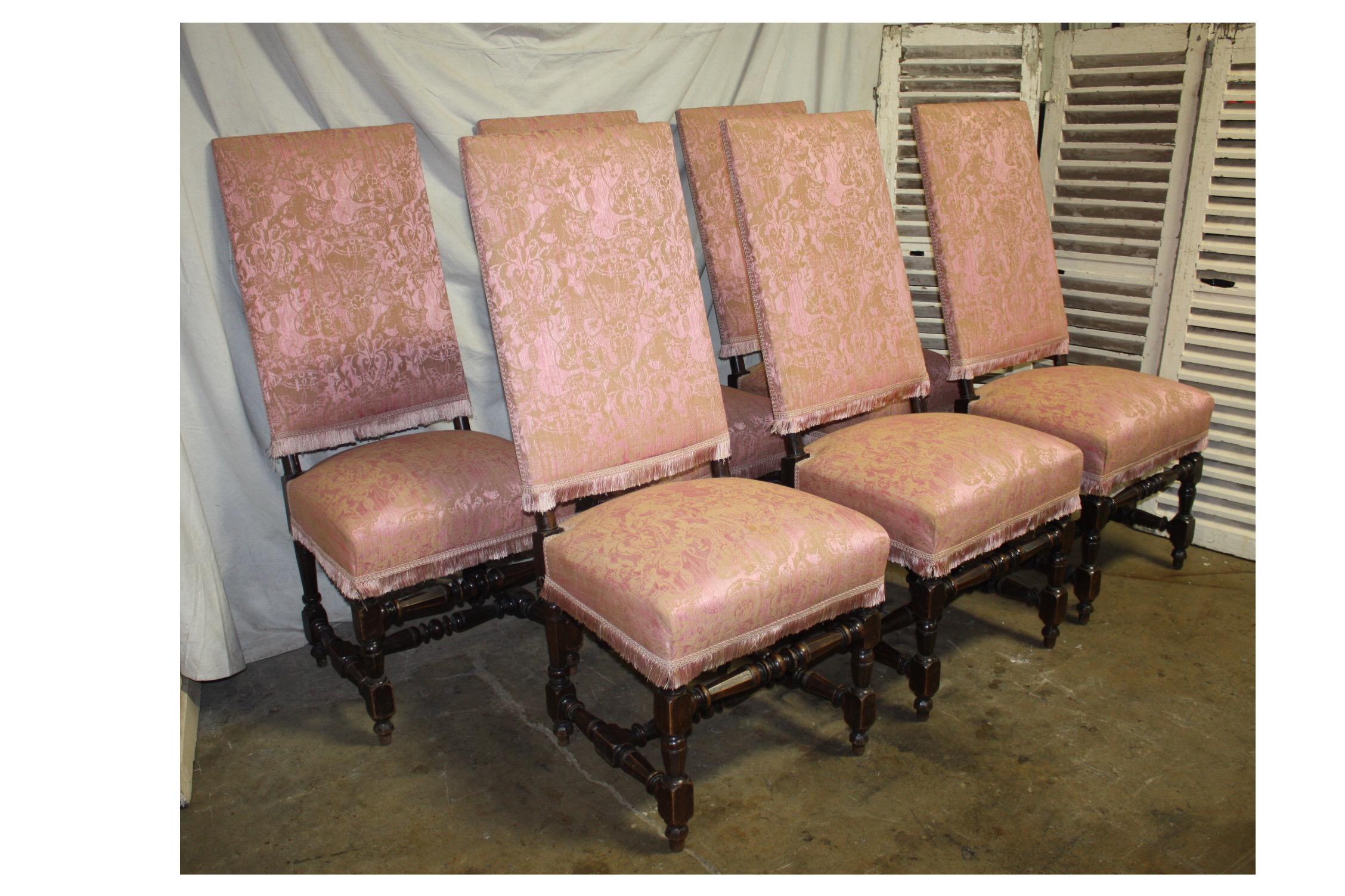 Set of French 19th Century Dining Room Chairs In Good Condition In Stockbridge, GA
