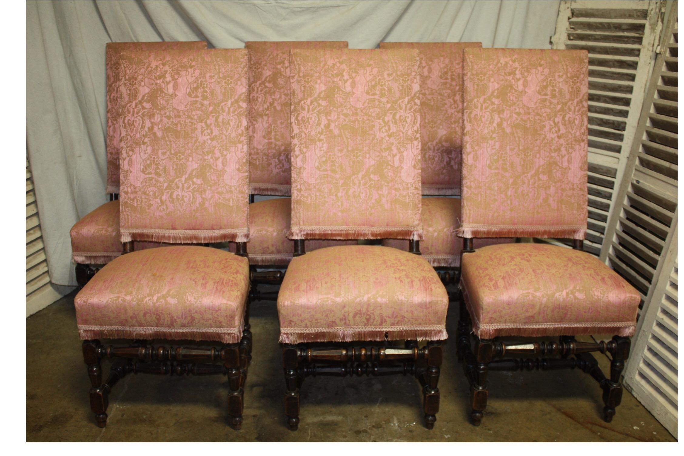 Set of French 19th Century Dining Room Chairs 1