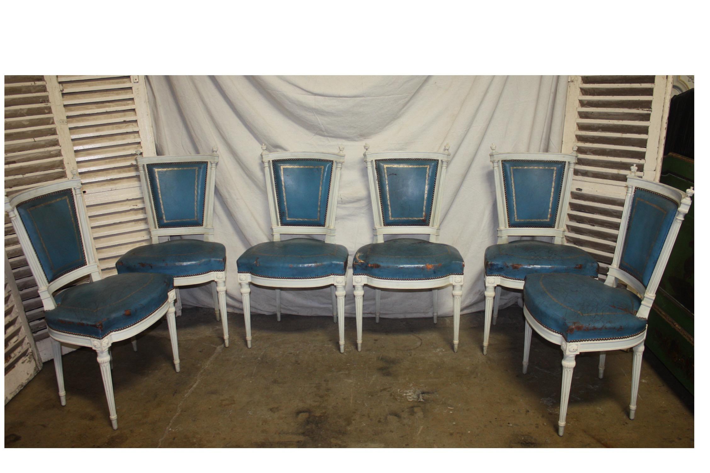 Set of French 19th Century Dining Room Chairs im Zustand „Gut“ in Stockbridge, GA