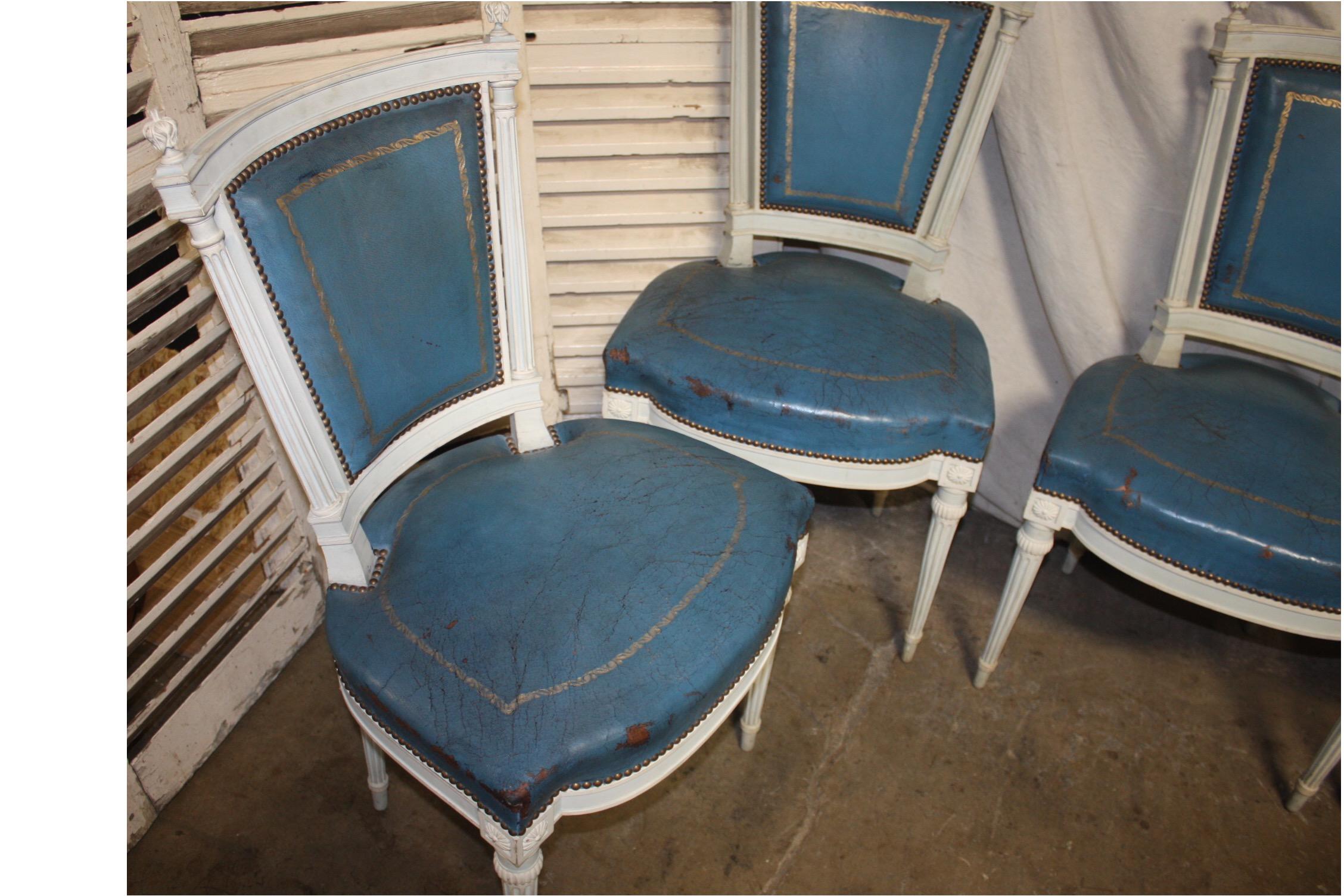 Set of French 19th Century Dining Room Chairs (19. Jahrhundert)