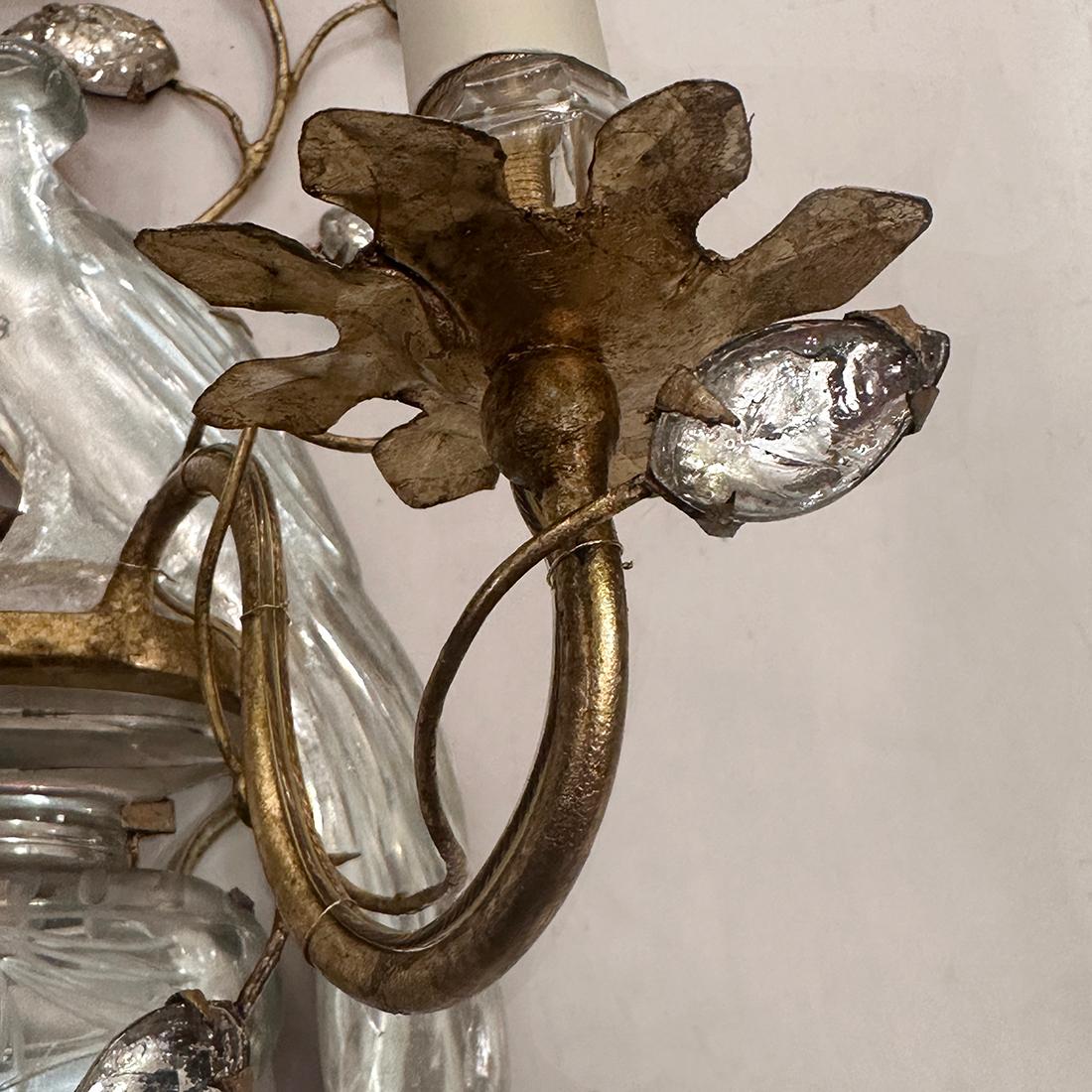 Metà XX secolo Set di lampade francesi, vendute a coppia in vendita