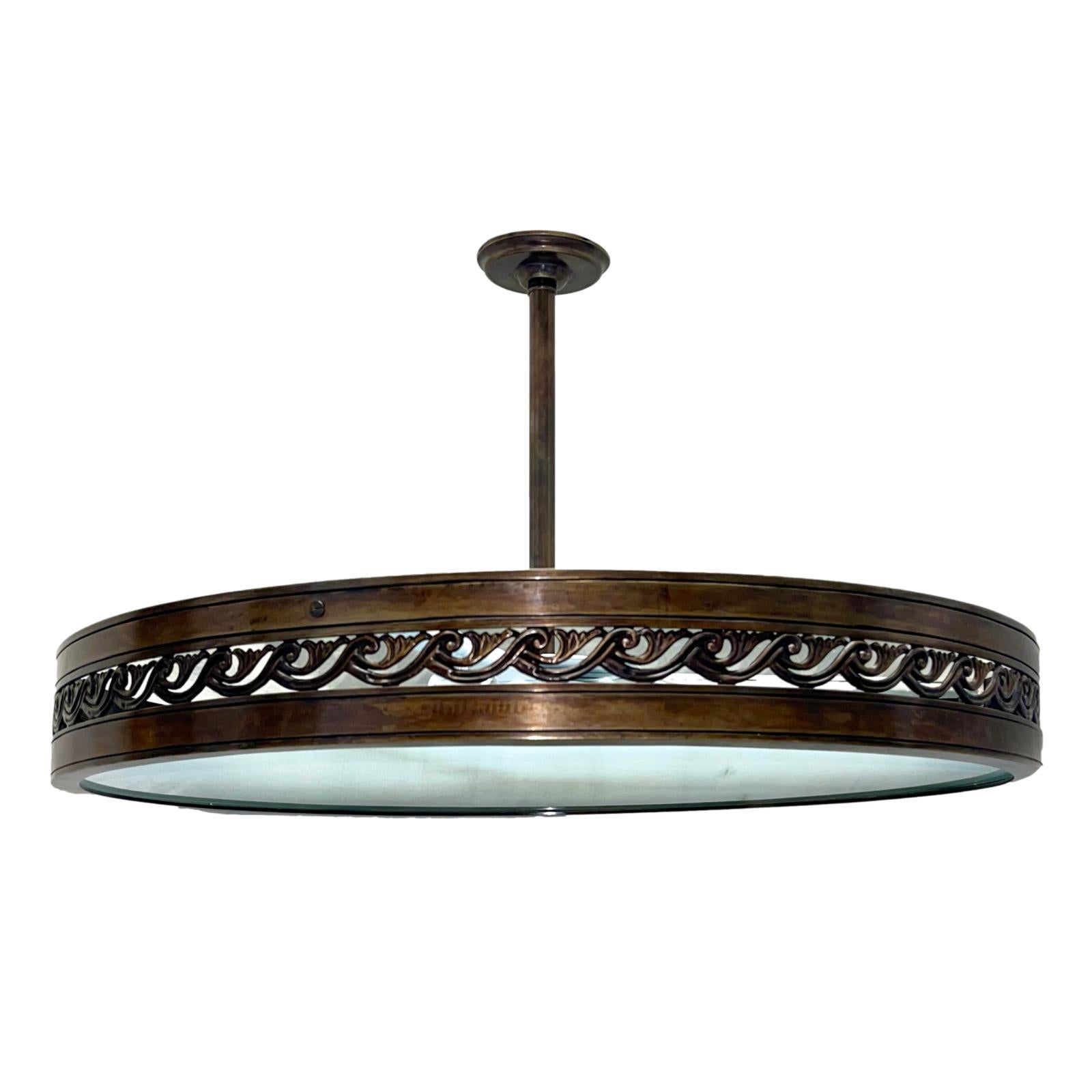 Mid-20th Century Set of French Bronze Neoclassic Light Fixtures, Sold Individually For Sale