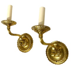Set of French Bronze Sconces, Sold in pairs