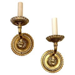 Set of French Bronze Sconces, Sold in pairs