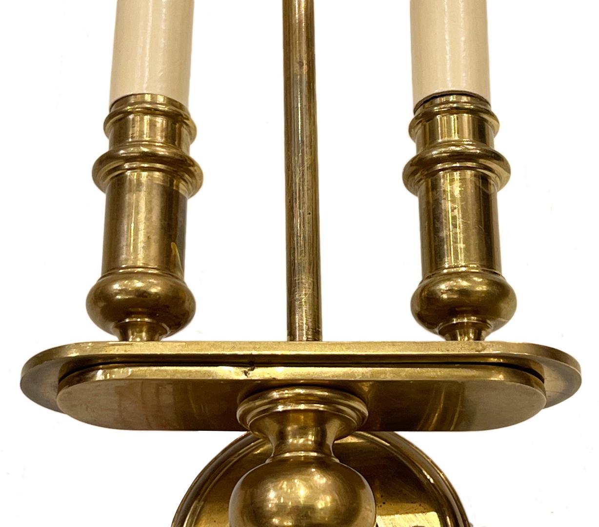 Mid-20th Century Set of French Bronze Sconces, Sold Per Pair For Sale