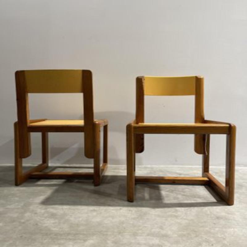 Set di sedie francesi di André Sornay, anni '50 in vendita 3