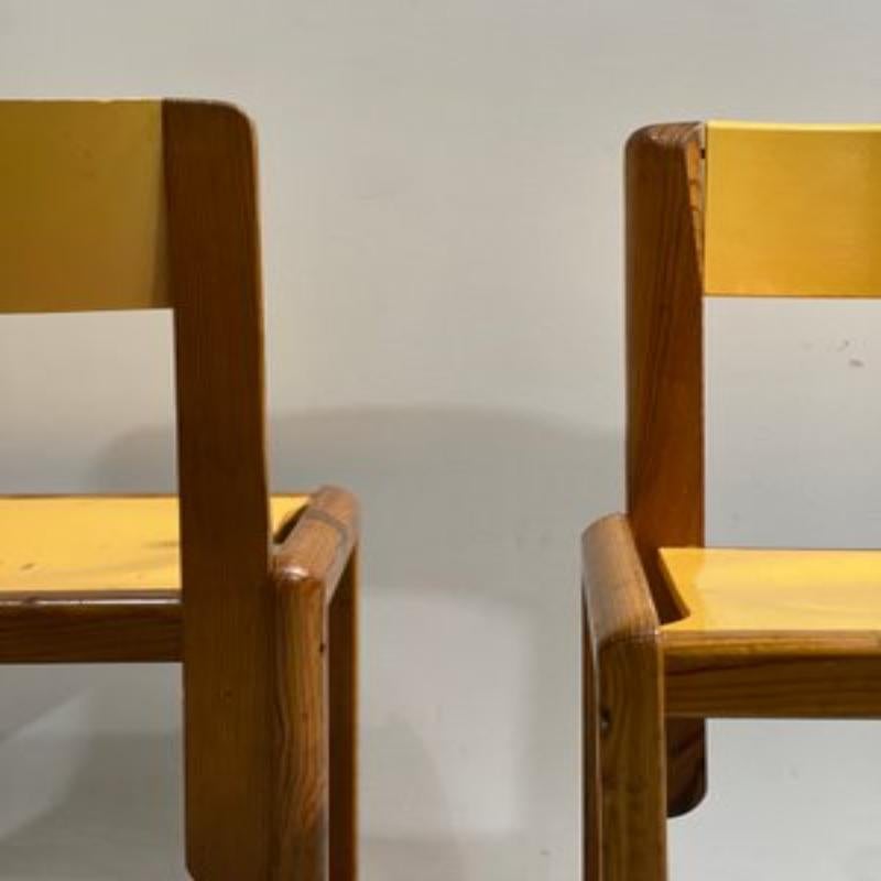 Set di sedie francesi di André Sornay, anni '50 in vendita 5