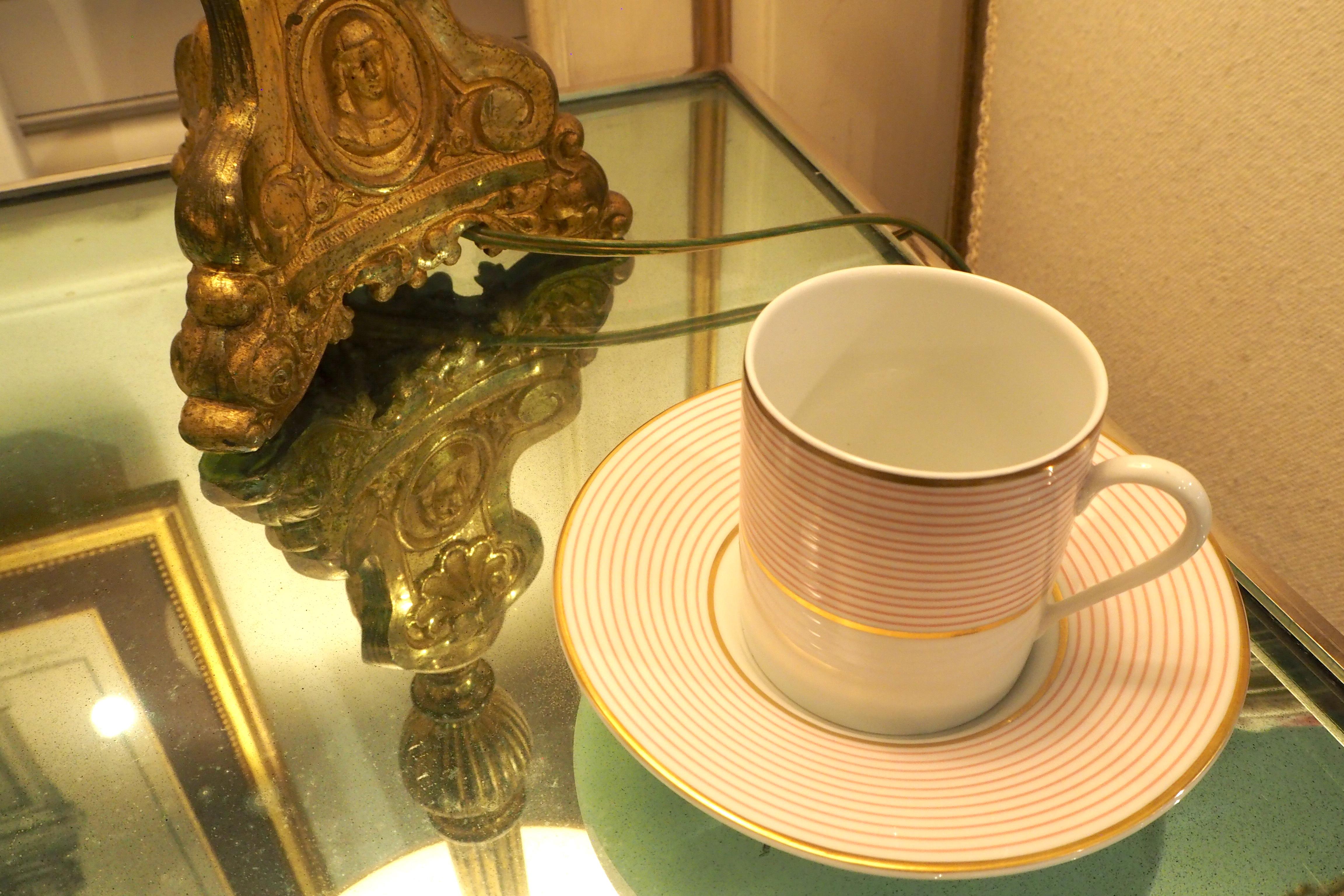 Set of French Coffee Cups and Saucers from La Maison Raynaud, Limoges 1