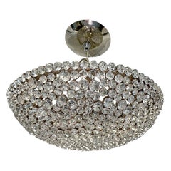 Retro Set of French Crystal Fixtures, Sold Individually