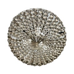 Set of French Crystal Light Fixtures, Sold Individually