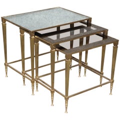 Set di tavolini da salotto in stile Direttorio francese di Maison Jansen