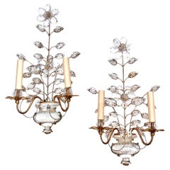 Set of French Gilt Metal Sconces, Sold per Pair