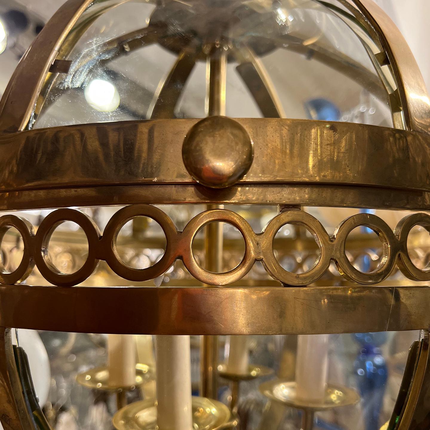 Set of French Globe Lanterns, Sold Individually In Good Condition For Sale In New York, NY