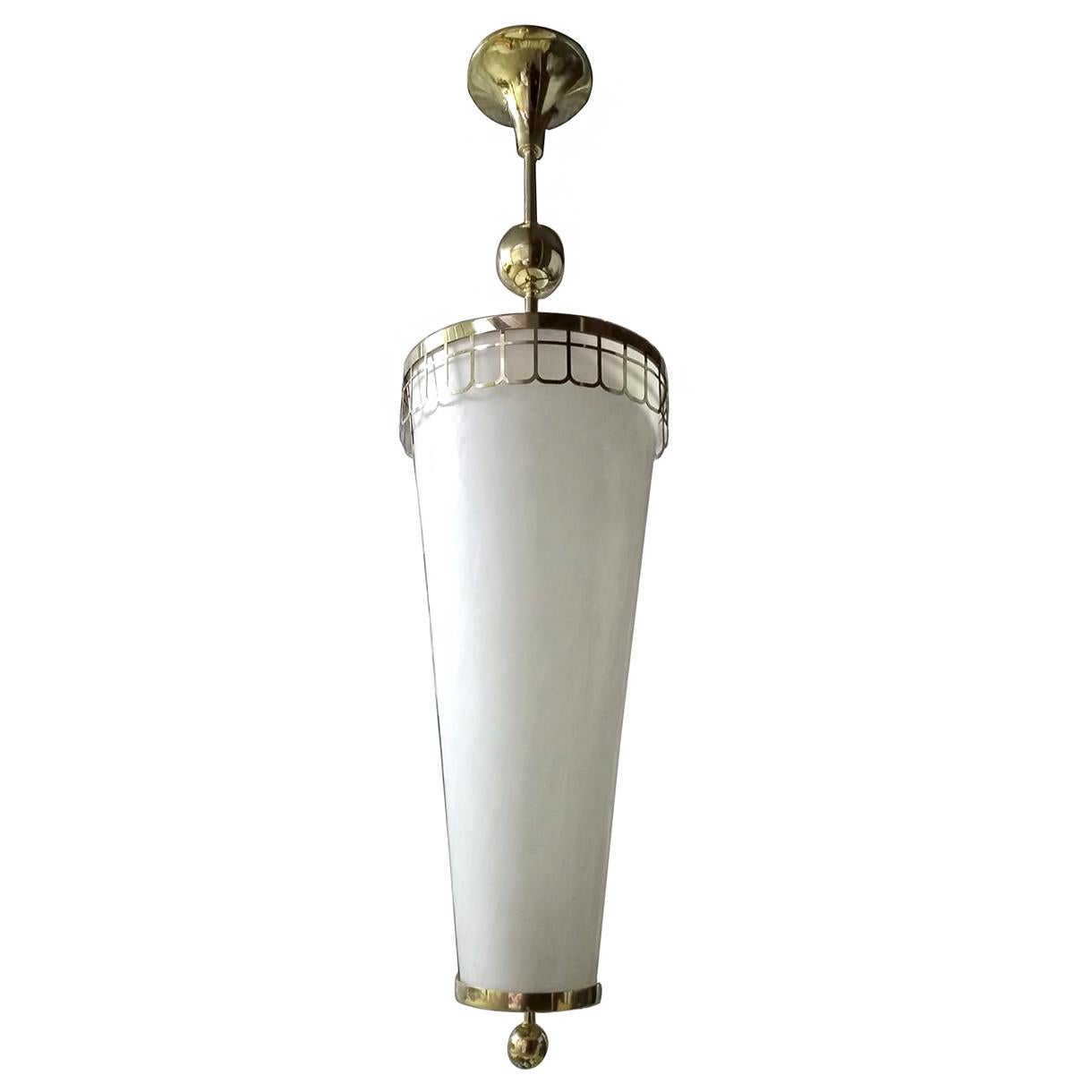 Gilt Set of French Midcentury Light Fixtures, Sold Individually For Sale