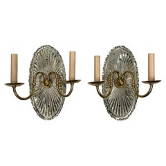 Set of French Mirrored Sconces, Sold per Pair