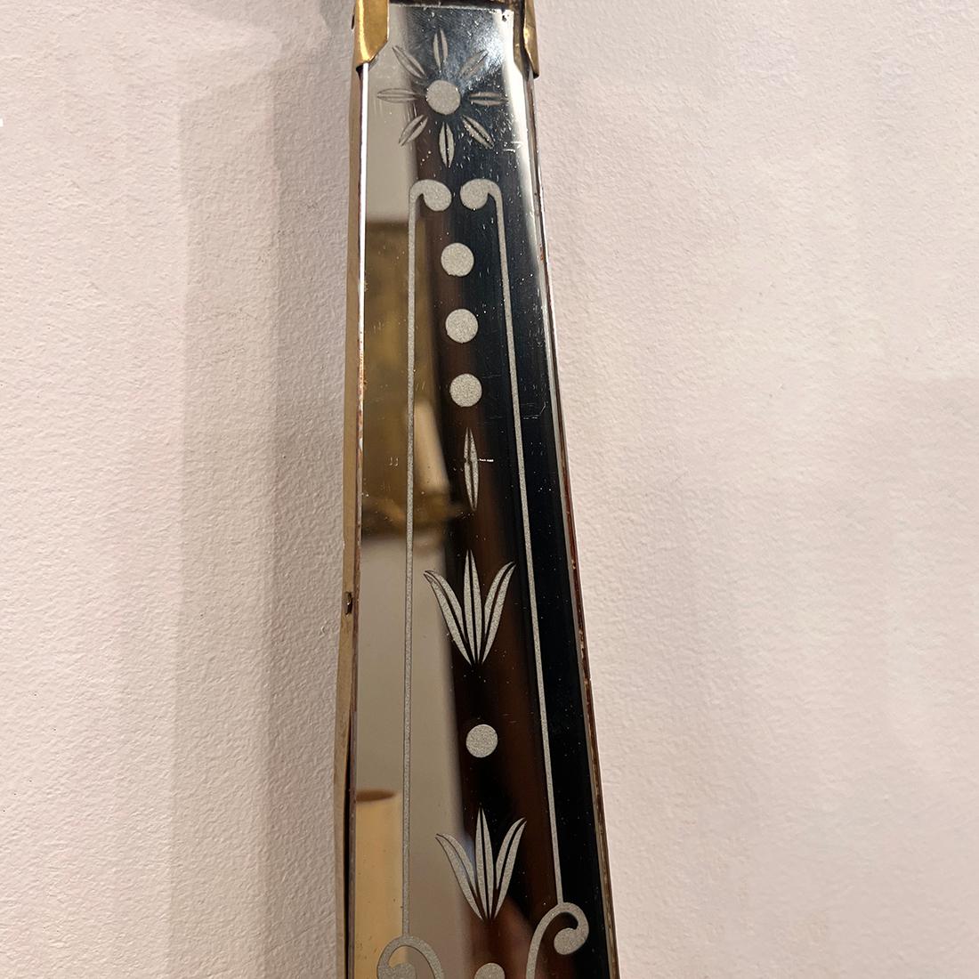 Dorato Set di lampade a specchio in stile moderno francese, vendute a coppia in vendita