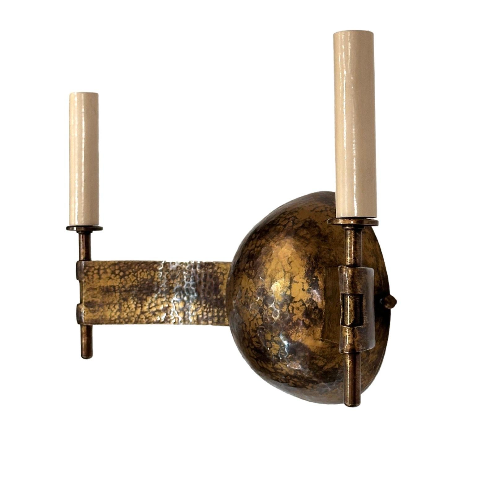 Mid-20th Century Set of French Moderne Sconces, Sold in Pairs For Sale