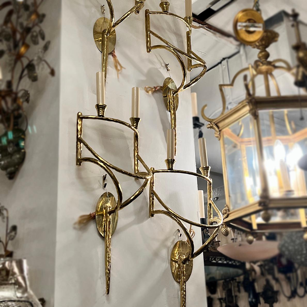 Juego de Apliques de Estilo Moderno Francés, Se Venden Por Pareja Bronce en venta
