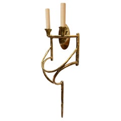 Set of French Moderne Style Sconces, Sold Per Pair
