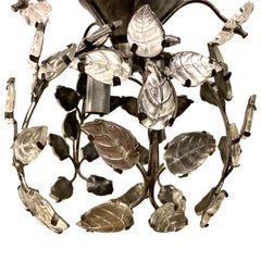Set of French Molded Glass Light Fixtures, Sold Individually